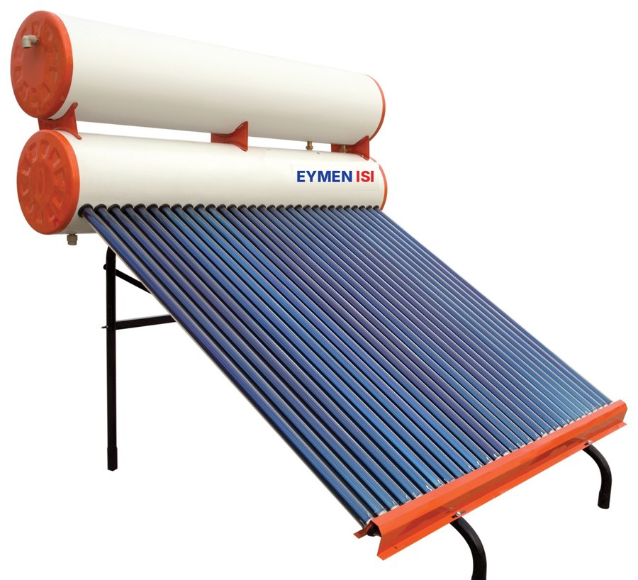 Eymen Isı 30 Tüplü Elektrostatik Boyalı · Tam boy depo vakum tüplü güneş enerjisi sistemi, 190 litre